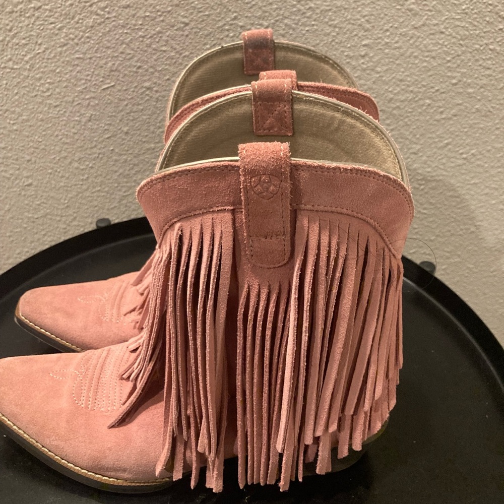 Ariat Pink Cowboy Boots
